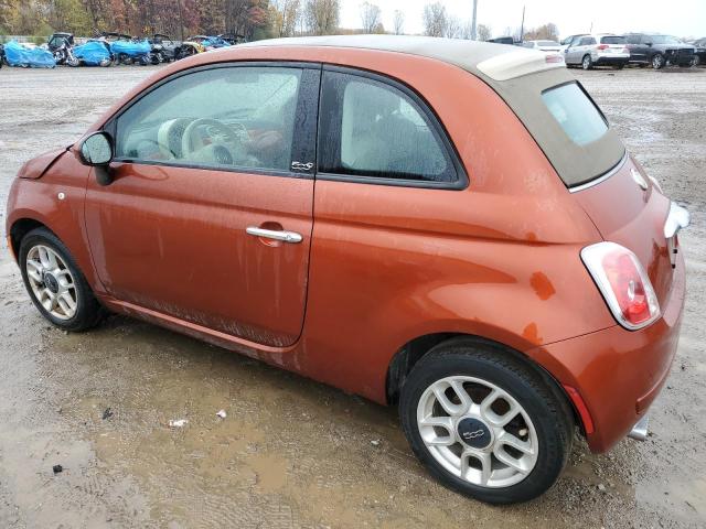 3C3CFFDR1CT383093 - 2012 FIAT 500 POP BROWN photo 2