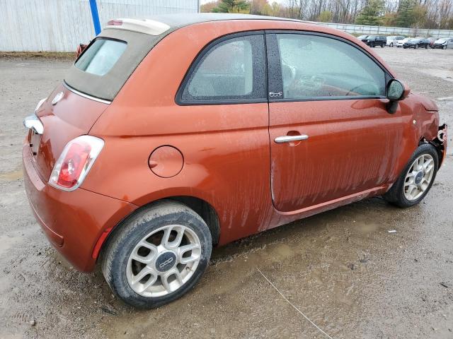 3C3CFFDR1CT383093 - 2012 FIAT 500 POP BROWN photo 3