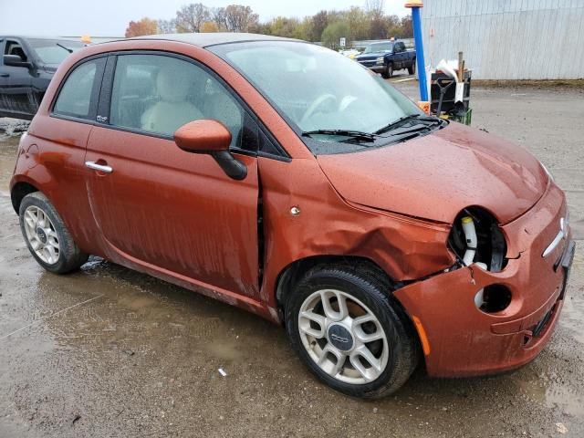 3C3CFFDR1CT383093 - 2012 FIAT 500 POP BROWN photo 4