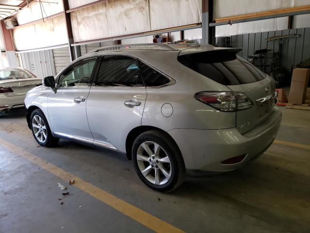 2T2ZK1BA0AC016389 - 2010 LEXUS RX 350 GRAY photo 2