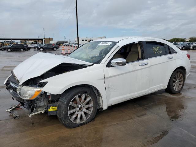 1C3CCBCG5DN504534 - 2013 CHRYSLER 200 LIMITED WHITE photo 1