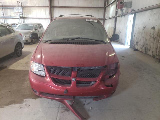 2D4GP44L83R169914 - 2003 DODGE GRAND CARA SPORT RED photo 5