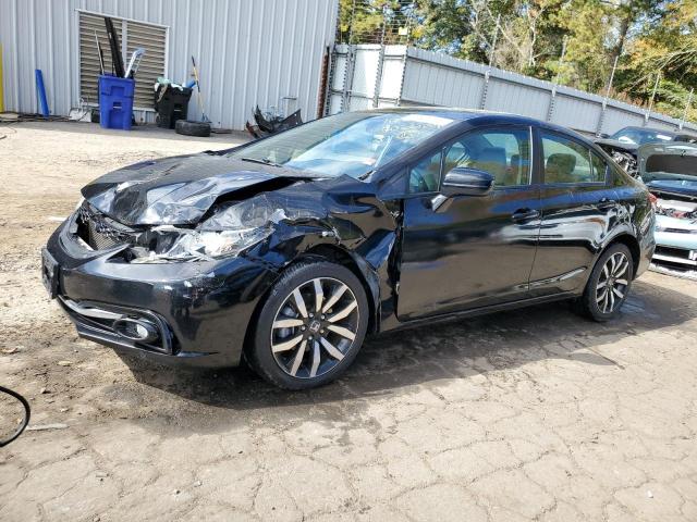 2HGFB2F95FH506029 - 2015 HONDA CIVIC EXL შავი ფოტო 1
