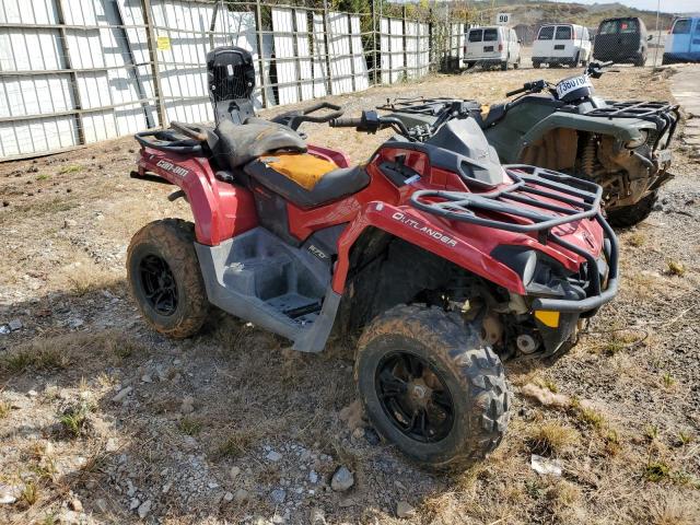 3JBLPAT45JJ001533 - 2018 CAN-AM OUTLANDER XT 570 BURGUNDY photo 1