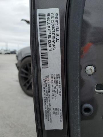 2C3CDZFJ7MH615883 - 2021 DODGE CHALLENGER R/T SCAT PACK CHARCOAL photo 13