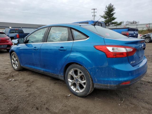 1FAHP3H21CL125538 - 2012 FORD FOCUS SEL BLUE photo 2