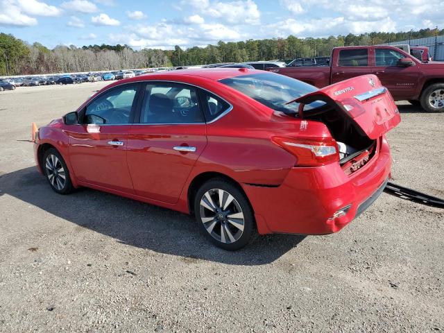 3N1AB7AP5KY235816 - 2019 NISSAN SENTRA S RED photo 2