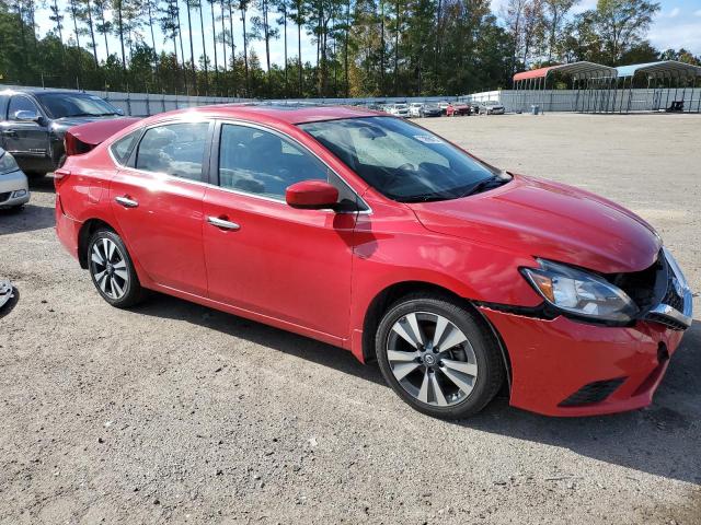 3N1AB7AP5KY235816 - 2019 NISSAN SENTRA S RED photo 4