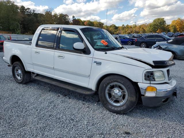 1FTRW08L42KA10087 - 2002 FORD F150 SUPERCREW WHITE photo 4