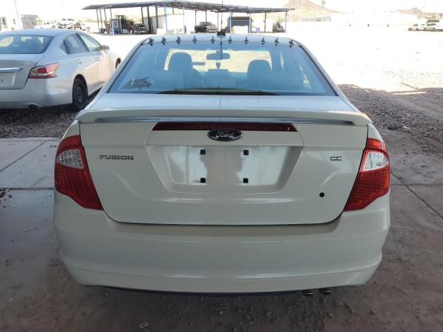 3FAHP0HA1AR223473 - 2010 FORD FUSION SE WHITE photo 6