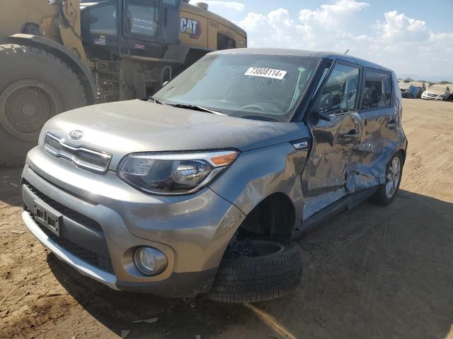 KNDJP3A54K7697517 - 2019 KIA SOUL + GRAY photo 1