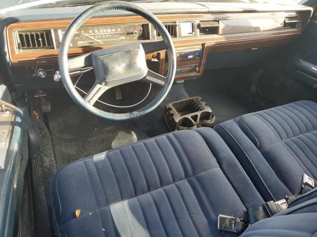 2FABP42F5GX122500 - 1986 FORD LTD CROWN VICTORIA BLUE photo 8