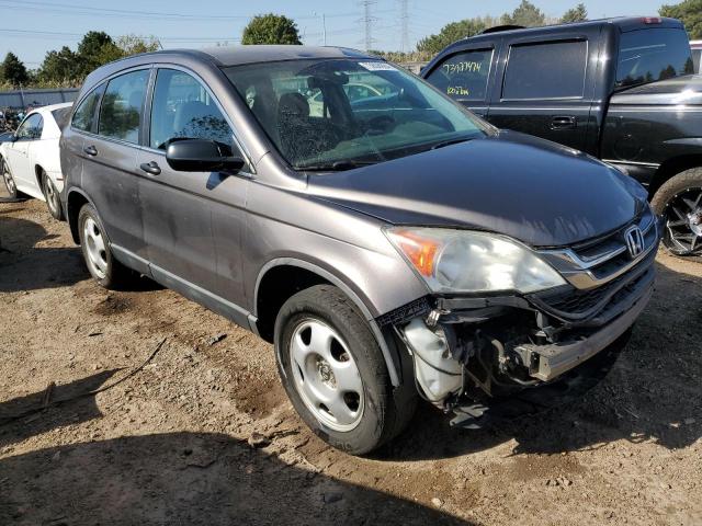 5J6RE3H36AL004766 - 2010 HONDA CR-V LX GRAY photo 4