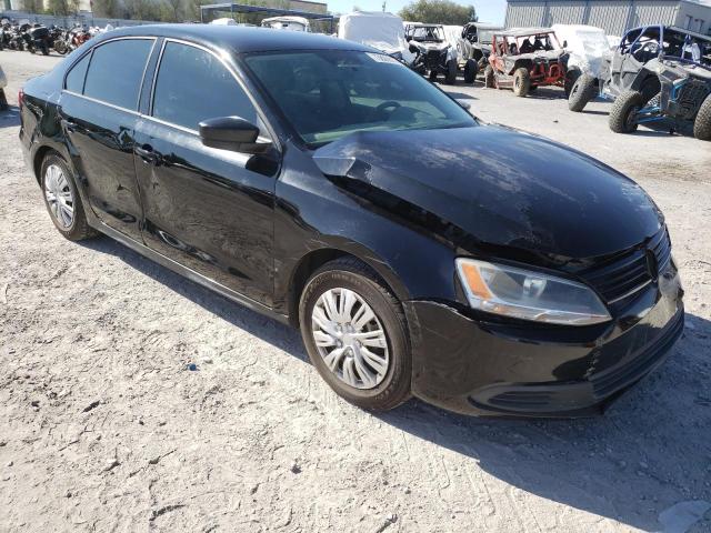 3VW2K7AJ0EM382969 - 2014 VOLKSWAGEN JETTA BASE BLACK photo 4