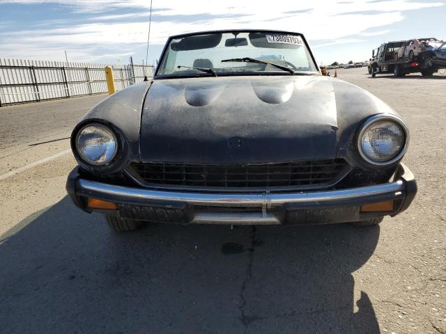 124CS10128675 - 1978 FIAT SPIDER 124 BLACK photo 5