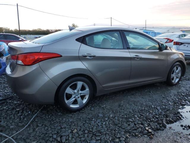 5NPDH4AE4DH332494 - 2013 HYUNDAI ELANTRA GLS GRAY photo 3