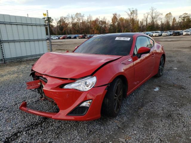JF1ZNAA1XE8705229 - 2014 TOYOTA SCION FR-S RED photo 1