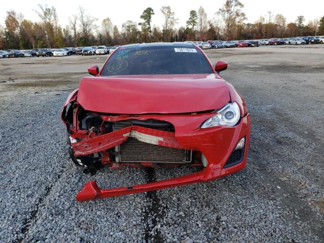 JF1ZNAA1XE8705229 - 2014 TOYOTA SCION FR-S RED photo 5