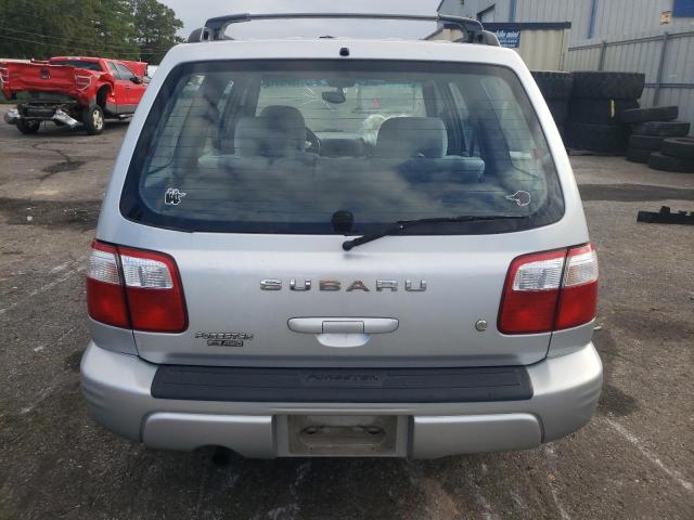 JF1SF65682G701750 - 2002 SUBARU FORESTER S SILVER photo 6