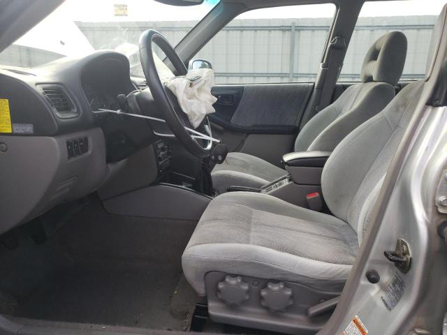 JF1SF65682G701750 - 2002 SUBARU FORESTER S SILVER photo 7