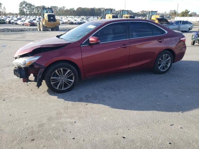 4T1BF1FKXHU687378 - 2017 TOYOTA CAMRY LE RED photo 1