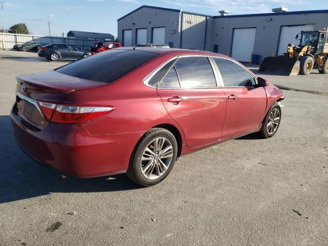 4T1BF1FKXHU687378 - 2017 TOYOTA CAMRY LE RED photo 3