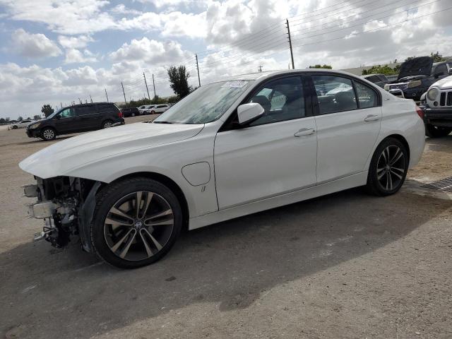 WBA8E1C53JA756528 - 2018 BMW 330E WHITE photo 1