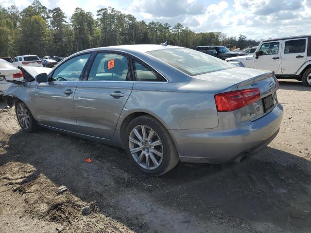 WAUGGAFC8DN149912 - 2013 AUDI A6 PREMIUM PLUS GRAY photo 2