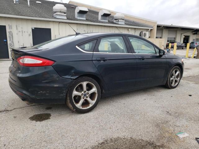 3FA6P0H79ER174444 - 2014 FORD FUSION SE BLACK photo 3