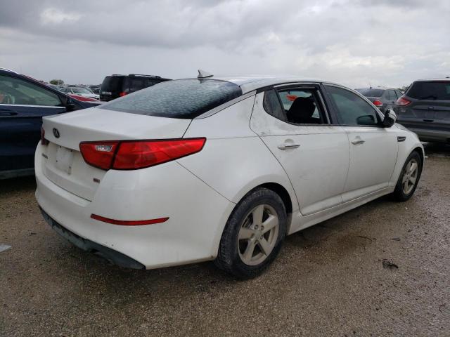 KNAGM4A71E5522021 - 2014 KIA OPTIMA LX WHITE photo 3