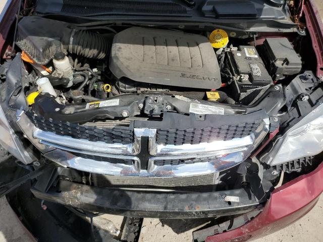 2C4RDGCG6KR695879 - 2019 DODGE GRAND CARA SXT BURGUNDY photo 12