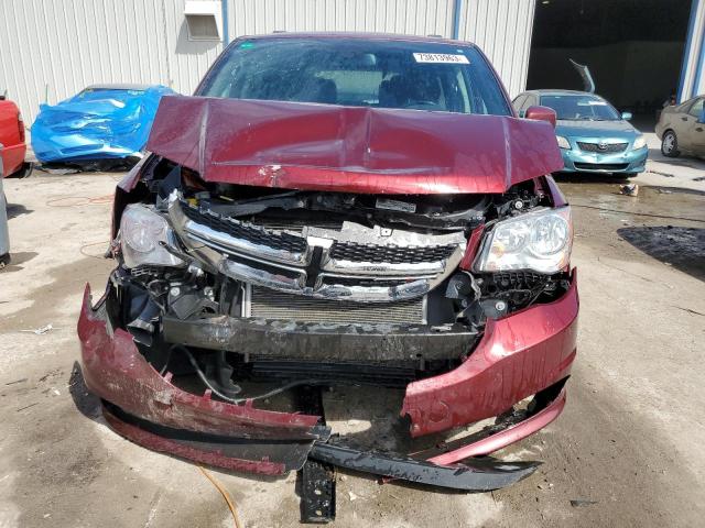 2C4RDGCG6KR695879 - 2019 DODGE GRAND CARA SXT BURGUNDY photo 5