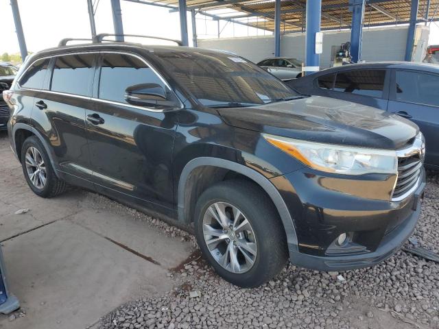 5TDKKRFHXFS085276 - 2015 TOYOTA HIGHLANDER XLE შავი ფოტო 4