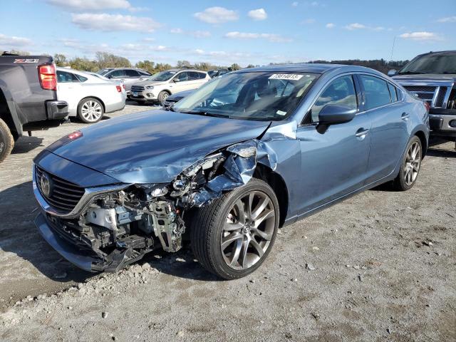 JM1GJ1W5XG1441286 - 2016 MAZDA 6 GRAND TOURING BLUE photo 1