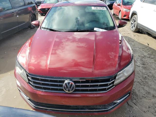 1VWBS7A36GC014270 - 2016 VOLKSWAGEN PASSAT SE RED photo 5