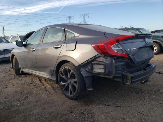 2HGFC2F87KH547180 - 2019 HONDA CIVIC SPORT ნაცრისფერი ფოტო 2