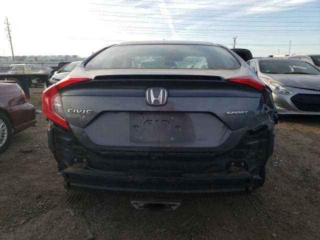 2HGFC2F87KH547180 - 2019 HONDA CIVIC SPORT ნაცრისფერი ფოტო 6