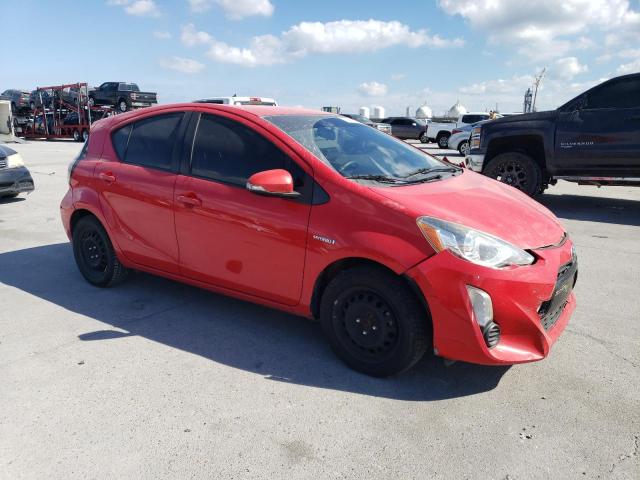 JTDKDTB3XF1578504 - 2015 TOYOTA PRIUS C RED photo 4