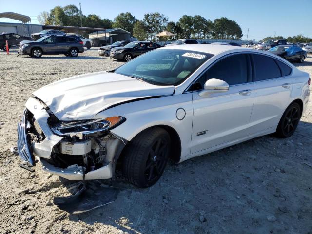 3FA6P0PU8HR129328 - 2017 FORD FUSION SE PHEV WHITE photo 1