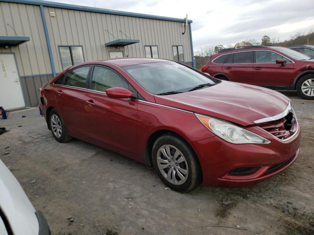 5NPEB4AC6BH306190 - 2011 HYUNDAI SONATA GLS RED photo 4