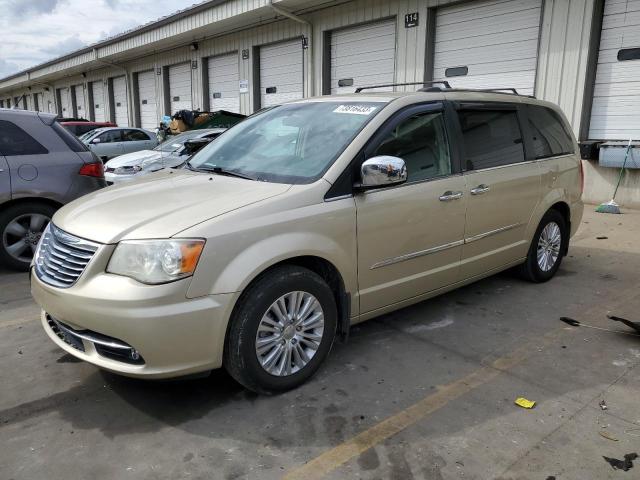 2C4RC1GG9CR138976 - 2012 CHRYSLER TOWN & COU LIMITED BEIGE photo 1