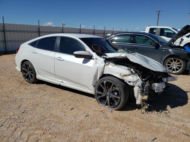 2HGFC2F86MH526209 - 2021 HONDA CIVIC SPORT თეთრი ფოტო 4