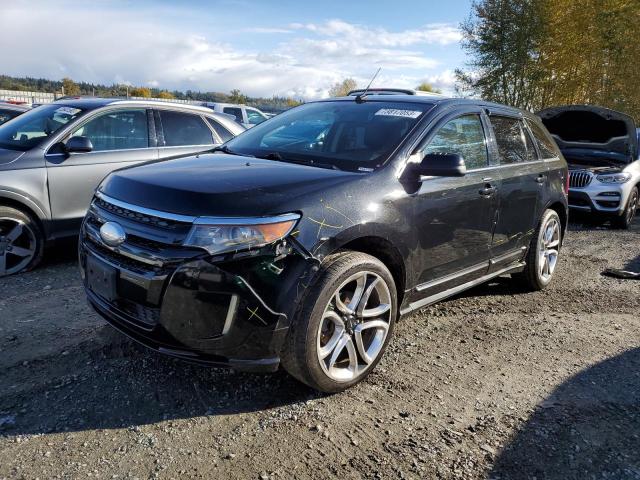 2FMDK4AK9BBB33260 - 2011 FORD EDGE SPORT BLACK photo 1