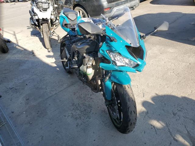 JKBZXJH10MA007896 - 2021 KAWASAKI ZX636 K TURQUOISE photo 1