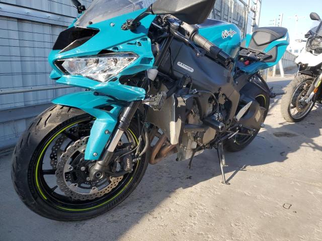 JKBZXJH10MA007896 - 2021 KAWASAKI ZX636 K TURQUOISE photo 9