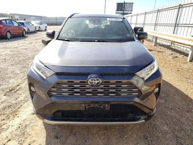 JTMEWRFV7KJ014891 - 2019 TOYOTA RAV4 XSE GRAY photo 5