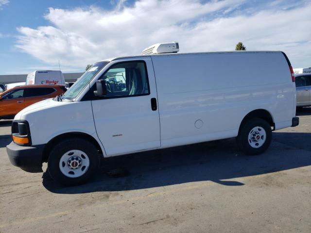 1GTZ7TCL6E1102396 - 2014 GMC SAVANA G3500 WHITE photo 1