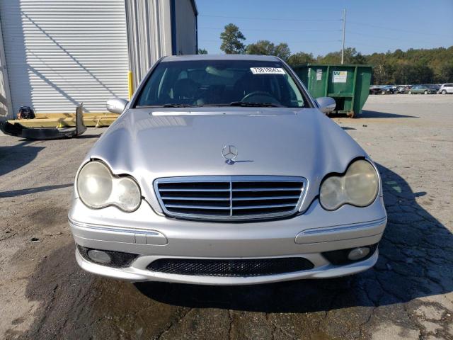 WDBRF40J85F693103 - 2005 MERCEDES-BENZ C 230K SPORT SEDAN SILVER photo 5