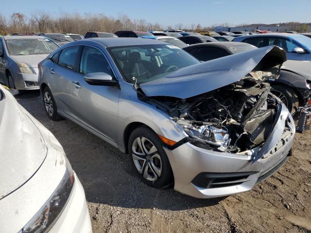 19XFC2F59JE027707 - 2018 HONDA CIVIC LX SILVER photo 4