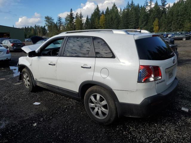 5XYKTDA27DG411676 - 2013 KIA SORENTO LX WHITE photo 2